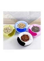 ⁦طبق لحمل للفواكه وللمكسرات بالإضافة لحمل الجوال وبها جزء سفلي لوضع القشر فيه⁩ - الصورة ⁦2⁩