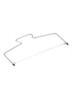 أداة تقطيع الكيك إلى شرائح مزدوجة فضي