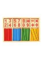 ألعاب العصا الخشبية التعليمية للعد 23x2.2x15سم