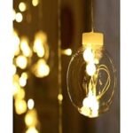 مصابيح LED أضواء خلفية تصميم كرات الثلج للديكور