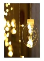 مصابيح LED أضواء خلفية تصميم كرات الثلج للديكور