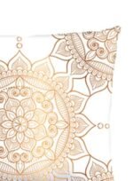 ⁦وسادة ديكور مصنوعة من القطن 100٪ بحشوة من المايكروفايبر بمقاس 45×45 سم لديكور غرفتي النوم والمعيشة، لون أميرة فيستيف أميرة Standard Size⁩ - الصورة ⁦2⁩