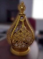 ⁦فانوس رمضاني ذهبي⁩ - الصورة ⁦2⁩