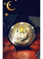 ⁦فانوس رمضان دائري مع اسلاك انارة يعمل بالبطارية ذو إضاءة قوية تصميم حديث ورائع⁩ - الصورة ⁦3⁩