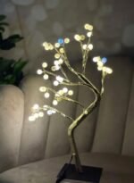 شجرة اضائة ليد لون بني