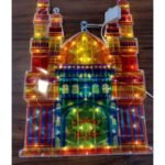مجسم فانوس رمضان مضيء من البلاستيك