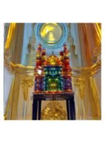 ⁦مجسم فانوس رمضان مضيء من البلاستيك⁩ - الصورة ⁦3⁩