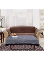 غطاء قطني لطاولة مركزية تتسع لاربعة كراسي بتصميم مربعات من كوبر اندستريز، 60 × 40 (لون اسود) - CTKTC40114