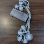 مجموعة اضوء زينة على شكل ورود تعمل على البطاريات